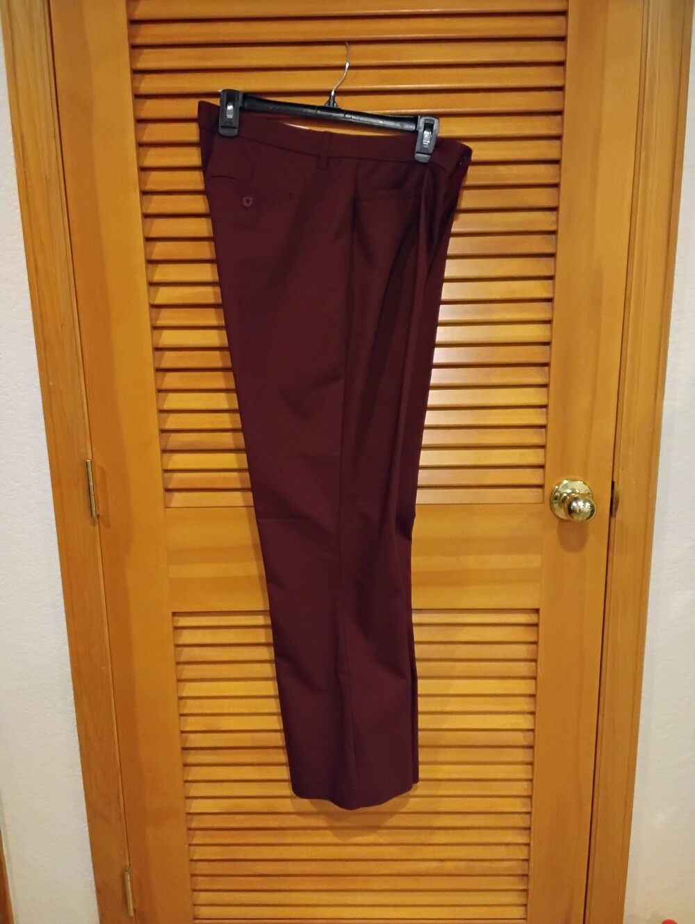 NWT Christopher & Banks Burgundy Pants 12